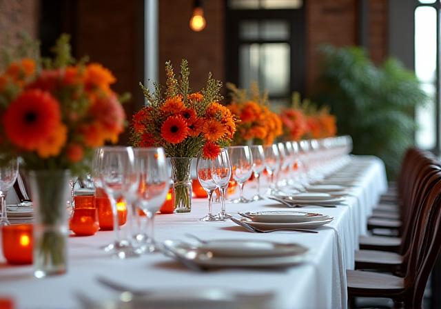 Professionelles Catering Setup in Berlin